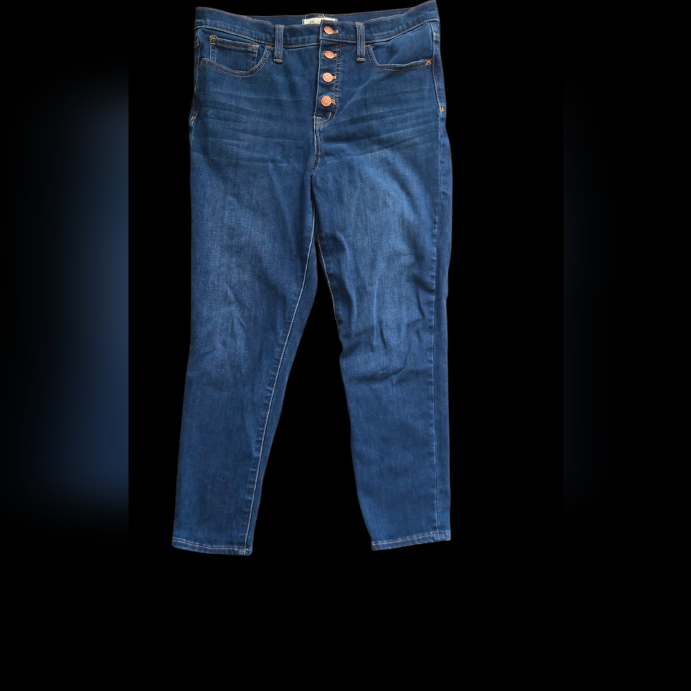 Madewell High Rise Dark Blue Jeans